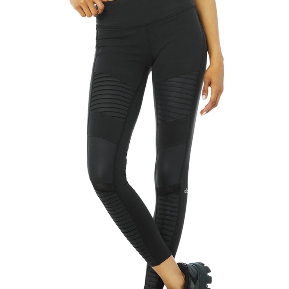 Alo Moto Leggings Black